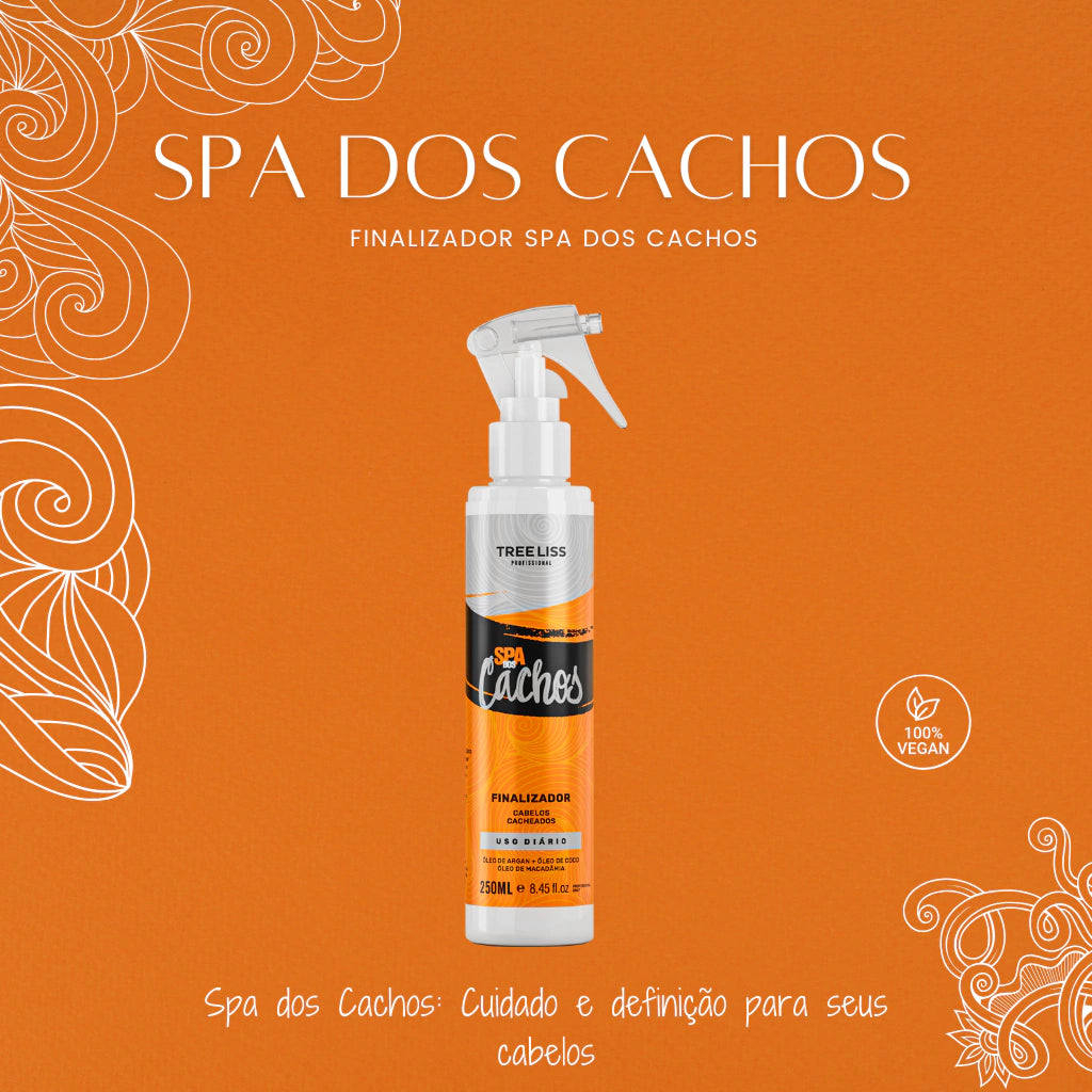 Finalizador hidratação capilar spa dos cachos treeliss