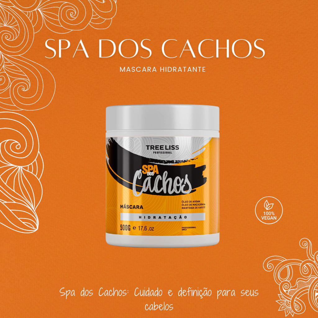 Máscara Hidratação Capilar Spa Dos Cachos 500g
