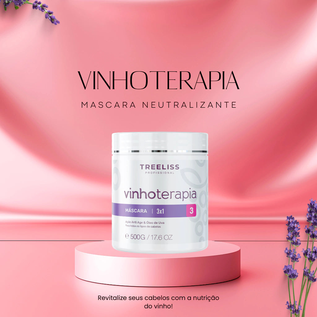 Máscara Hidratação Capilar Vinhoterapia Treeliss 500G