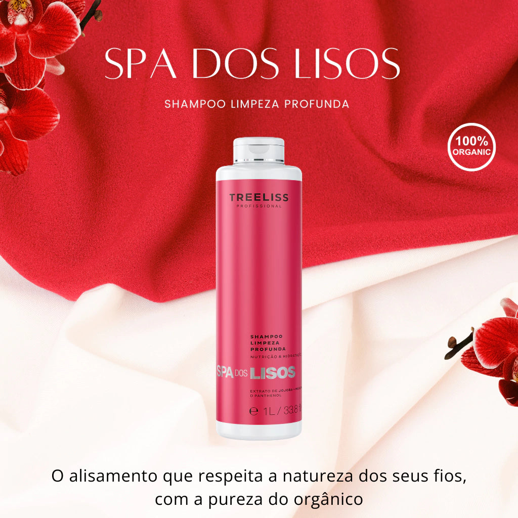Shampoo Limpeza Profunda Spa dos Lisos 1L Treeliss
