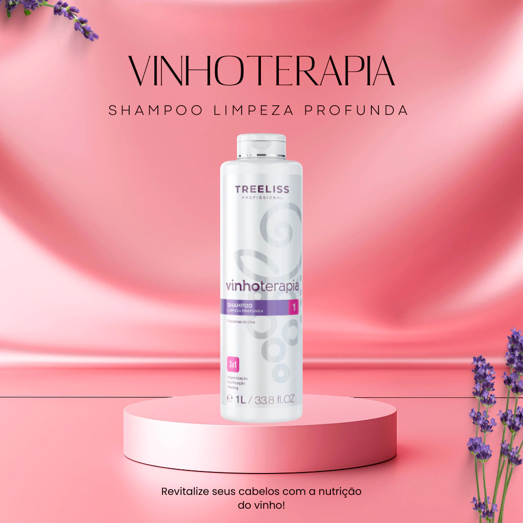 Shampoo Limpeza profunda Vinhoterapia 1L