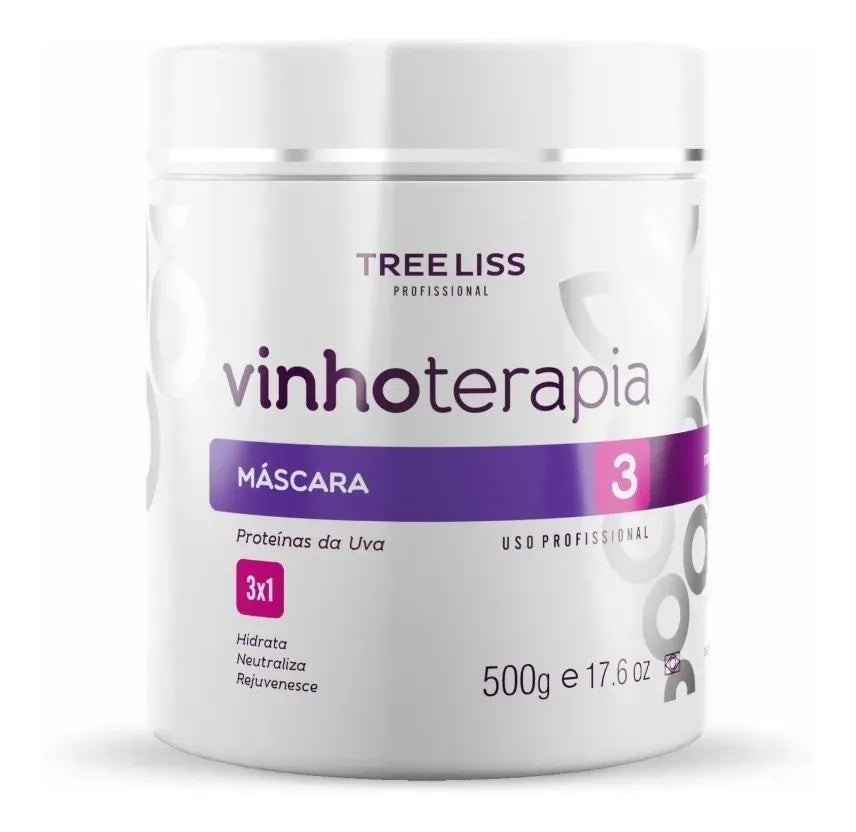 Máscara Hidratação Capilar Vinhoterapia Treeliss 500G